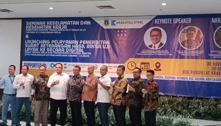 PT Bintang Utama Abisatya Tampilkan Peralatan Pemadam di Seminar K3 Krakatau Steel